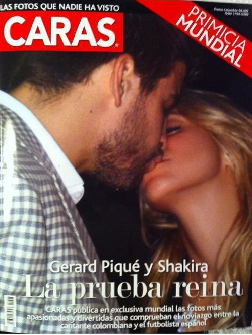 Shakira, Pique kiss