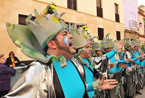 Chirigota en el carnaval de Cadiz