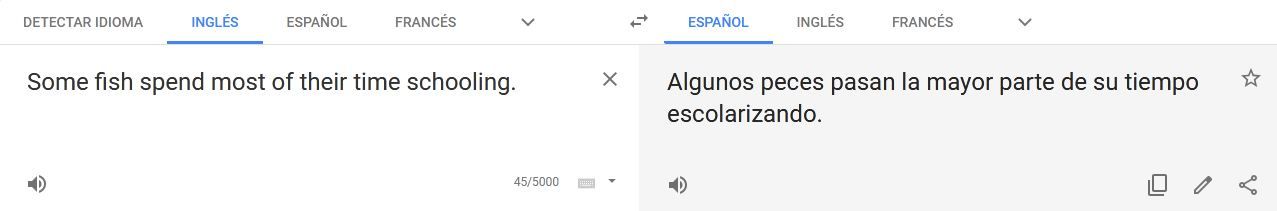 errores de google translate en español con polisemia