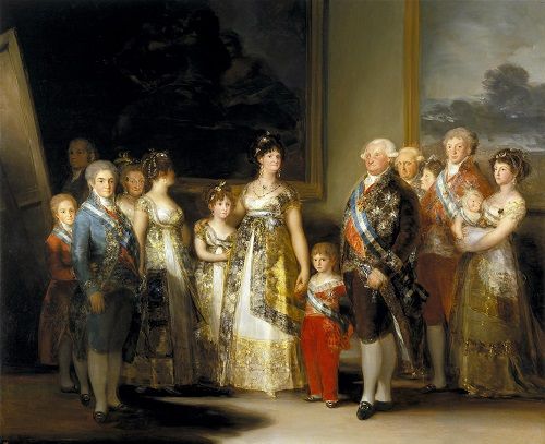 La familia de carlos IV