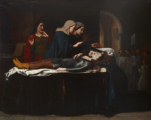 Cuadro de Los amantes del Teruel en el Museo del Prado