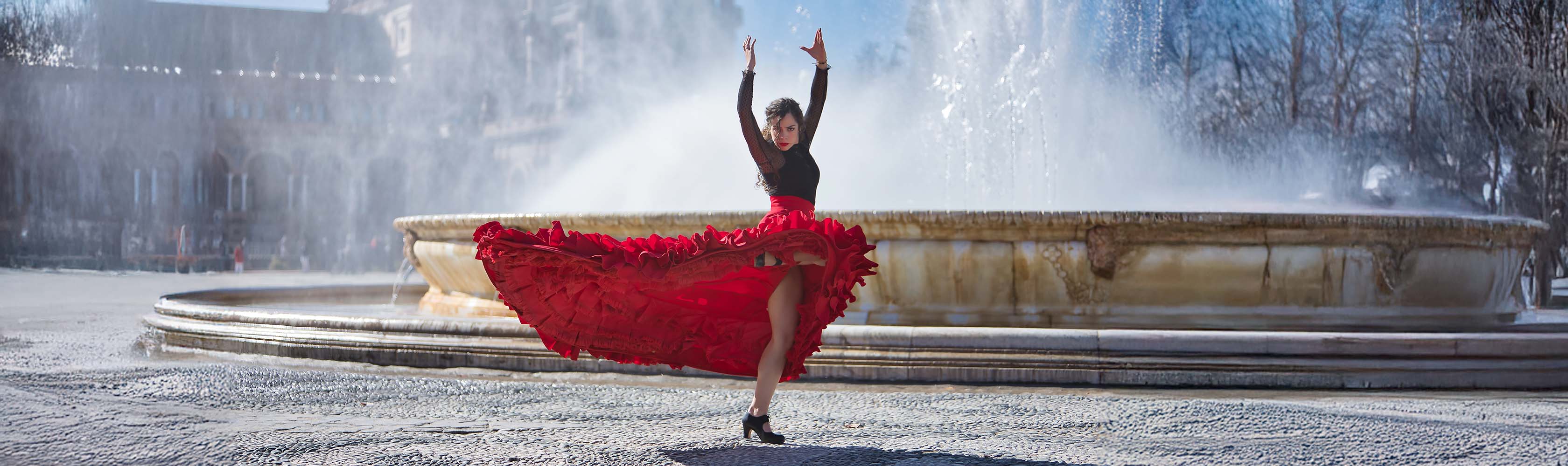 Spanish flamenco dancers